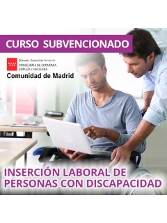 Inserción laboral de personas con discapacidad. Certificado de profesionalidad. Madrid
